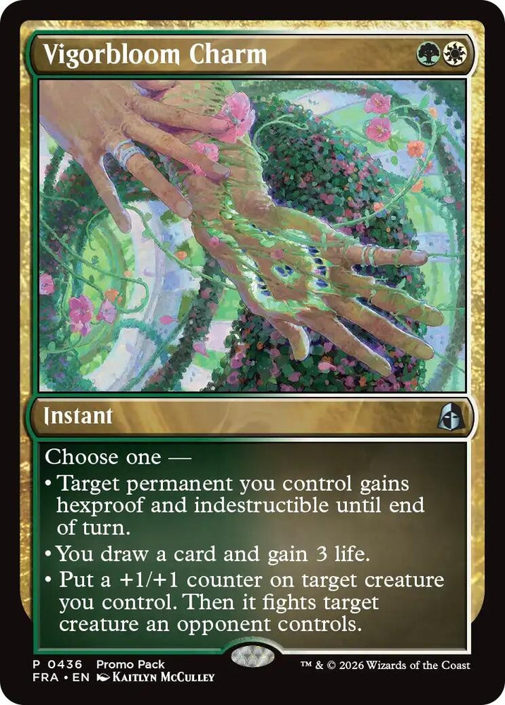 Image for Vigorbloom Charm [Promo Pack: Reality Fracture] (PPFRA) - Magic: The Gathering