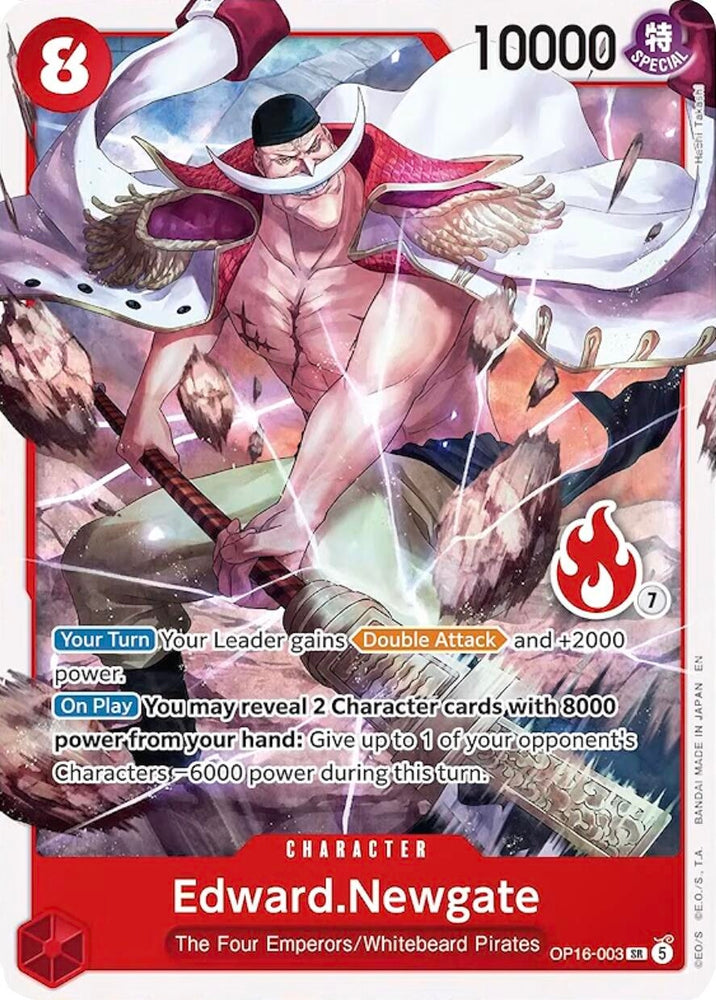 Image for Edward.Newgate (OP16-003) (Ace Deck) [Set Sail Deck Set] (SD01) - One Piece Card Game