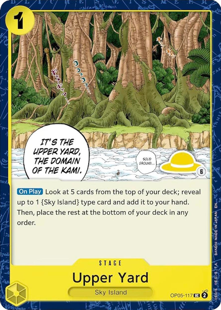 Image for Upper Yard (Luffy Deck) [Set Sail Deck Set] (SD01) - One Piece Card Game