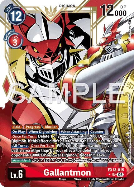 Image for Gallantmon (Alternate Art) [Chivalrous XIII] (EX-13) - Digimon Card Game