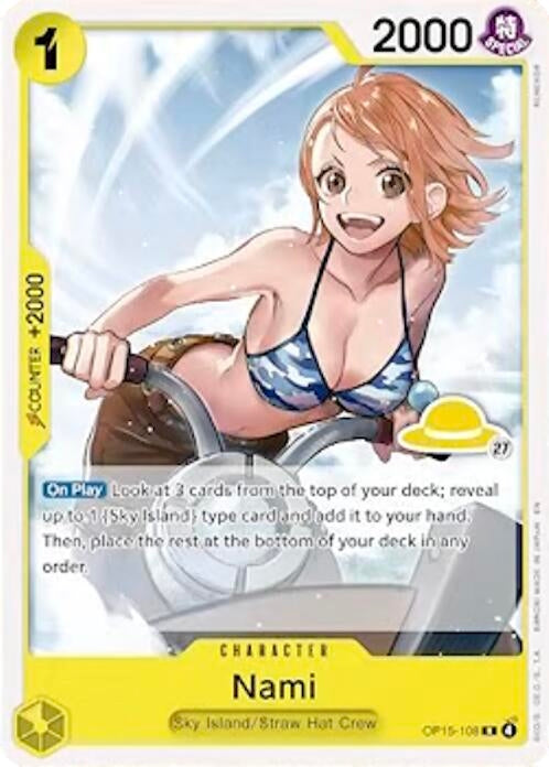 Image for Nami (Luffy Deck) [Set Sail Deck Set] (SD01) - One Piece Card Game
