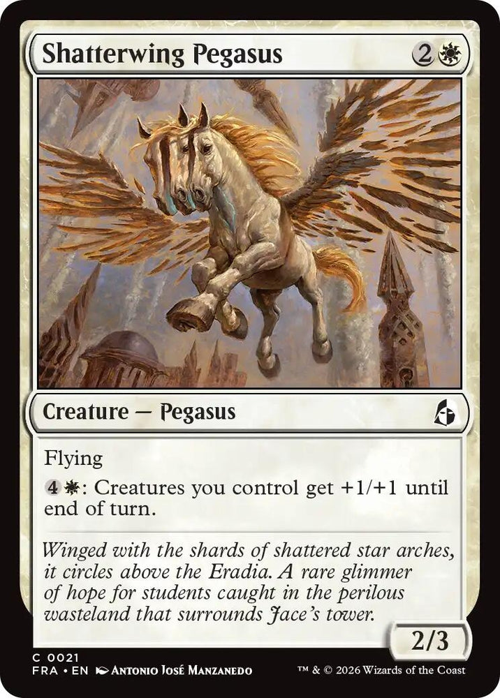 Image for Shatterwing Pegasus (21) [Reality Fracture] (FRA) - Magic: The Gathering