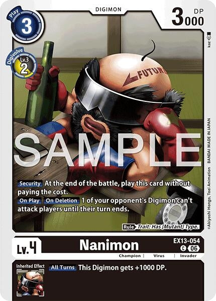 Image for Nanimon [Chivalrous XIII] (EX-13) - Digimon Card Game