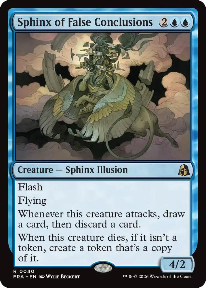 Image for Sphinx of False Conclusions (40) [Reality Fracture] (FRA) - Magic: The Gathering