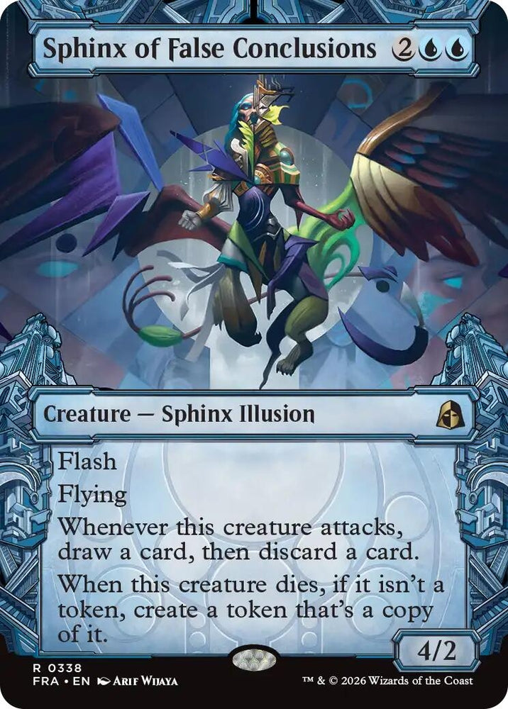 Image for Sphinx of False Conclusions (Showcase) (338) [Reality Fracture] (FRA) - Magic: The Gathering