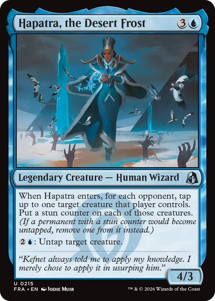 Image for Hapatra, the Desert Frost (215) [Reality Fracture] (FRA) - Magic: The Gathering