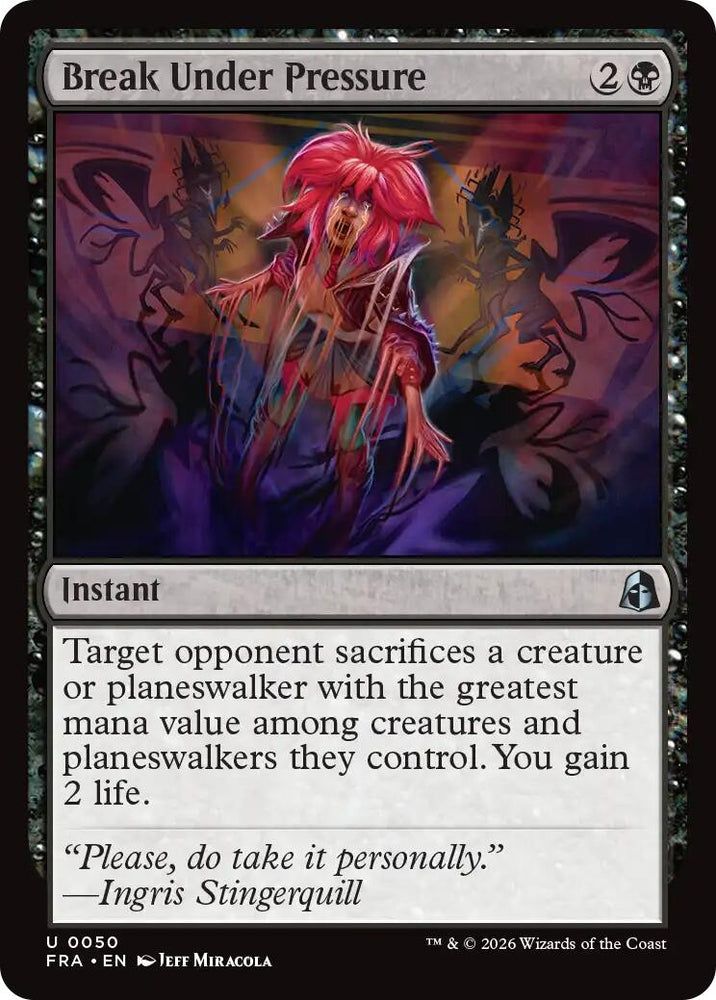 Image for Break Under Pressure (50) [Reality Fracture] (FRA) - Magic: The Gathering