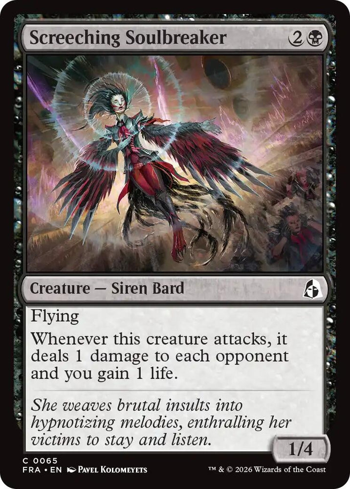 Image for Screeching Soulbreaker (65) [Reality Fracture] (FRA) - Magic: The Gathering