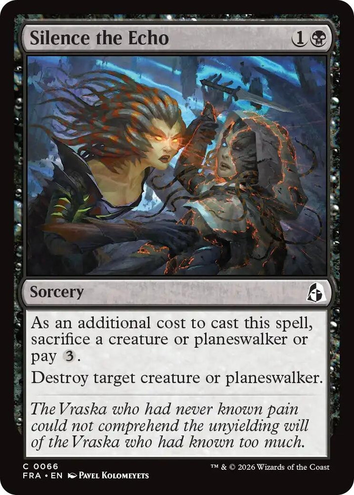 Image for Silence the Echo (66) [Reality Fracture] (FRA) - Magic: The Gathering