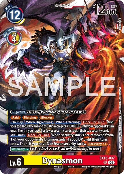 Image for Dynasmon [Chivalrous XIII] (EX-13) - Digimon Card Game