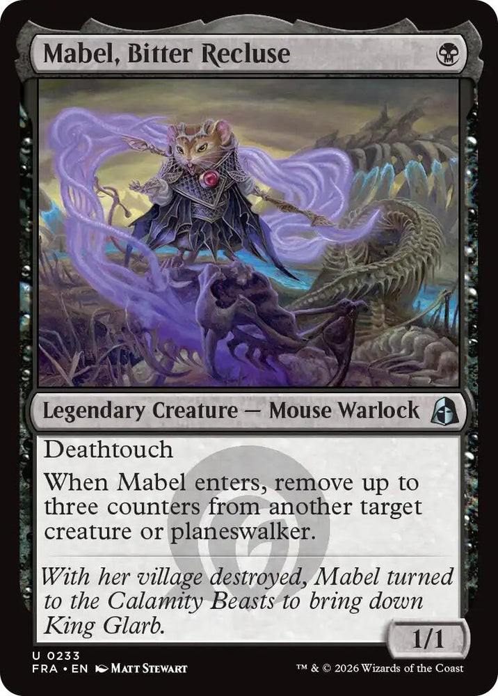 Image for Mabel, Bitter Recluse (233) [Reality Fracture] (FRA) - Magic: The Gathering