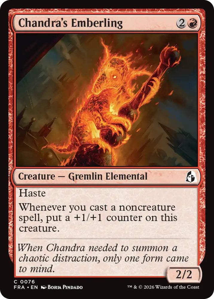 Image for Chandra's Emberling (76) [Reality Fracture] (FRA) - Magic: The Gathering