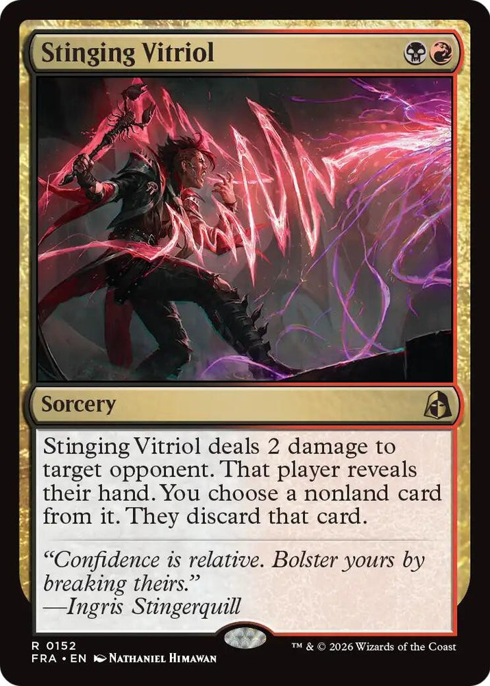 Image for Stinging Vitriol (152) [Reality Fracture] (FRA) - Magic: The Gathering