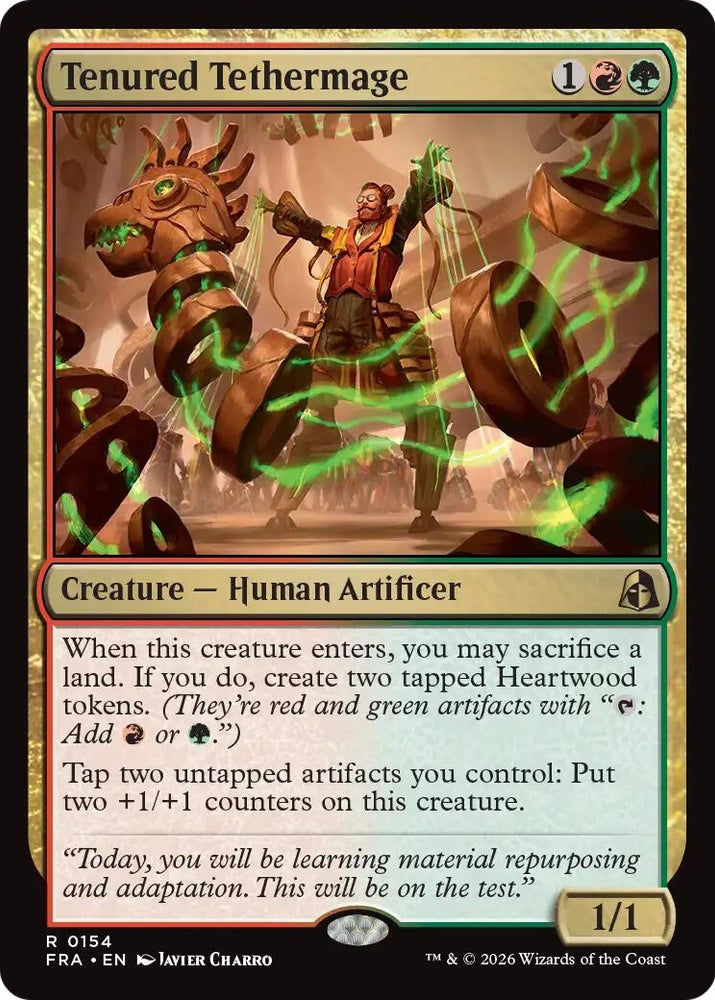 Image for Tenured Tethermage (154) [Reality Fracture] (FRA) - Magic: The Gathering