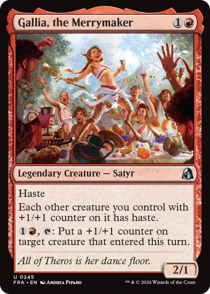 Image for Gallia, the Merrymaker (245) [Reality Fracture] (FRA) - Magic: The Gathering