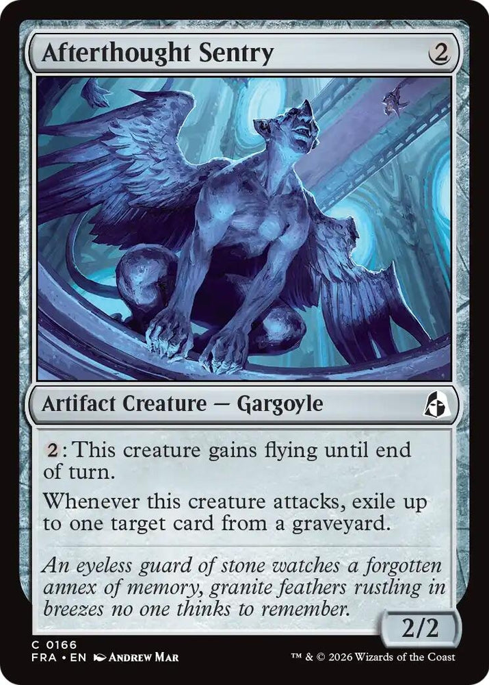Image for Afterthought Sentry (166) [Reality Fracture] (FRA) - Magic: The Gathering