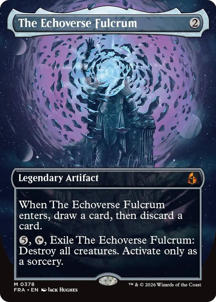 Image for The Echoverse Fulcrum (Borderless) (378) [Reality Fracture] (FRA) - Magic: The Gathering
