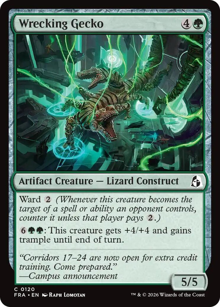 Image for Wrecking Gecko (120) [Reality Fracture] (FRA) - Magic: The Gathering