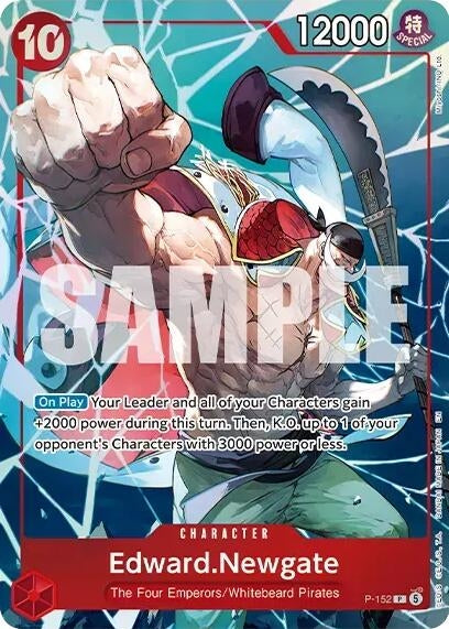 Image for Edward.Newgate (Premium Card Collection -Flame-Flame Fruit Coliseum Edition-) [One Piece Promotion Cards] (OP-PR) - One Piece Card Game