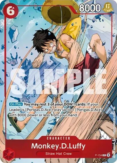 Image for Monkey.D.Luffy (Premium Card Collection -Flame-Flame Fruit Coliseum Edition-) [One Piece Promotion Cards] (OP-PR) - One Piece Card Game