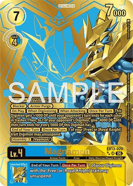 Image for Magnamon (Rare Pull) [Chivalrous XIII] (EX-13) - Digimon Card Game