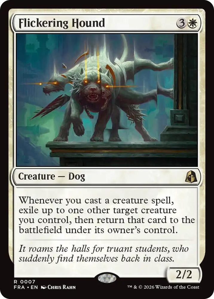 Image for Flickering Hound (7) [Reality Fracture] (FRA) - Magic: The Gathering