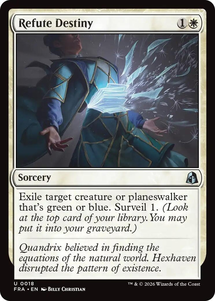 Image for Refute Destiny (18) [Reality Fracture] (FRA) - Magic: The Gathering