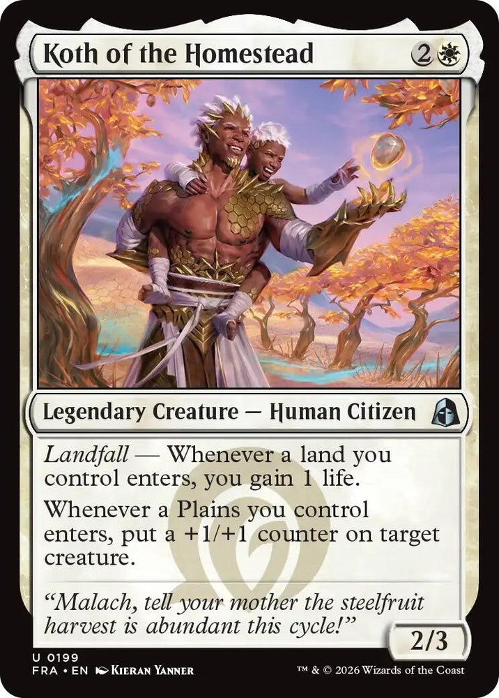 Image for Koth of the Homestead (199) [Reality Fracture] (FRA) - Magic: The Gathering