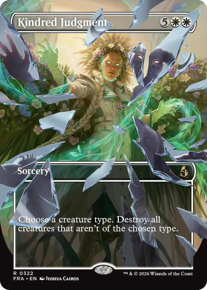 Image for Kindred Judgment (Borderless) (322) [Reality Fracture] (FRA) - Magic: The Gathering