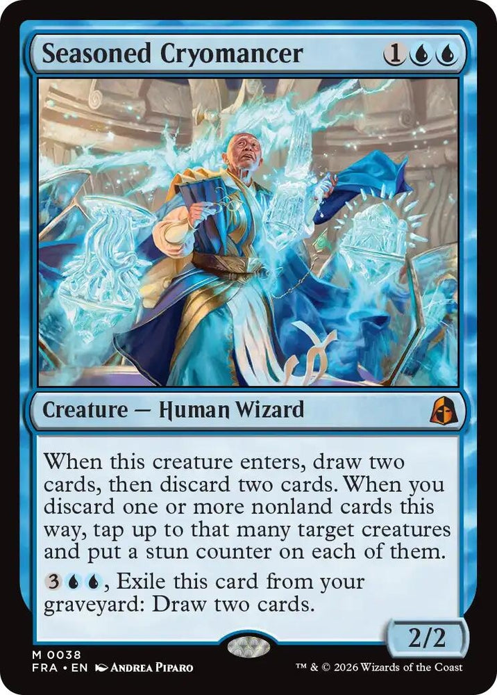 Image for Seasoned Cryomancer (38) [Reality Fracture] (FRA) - Magic: The Gathering