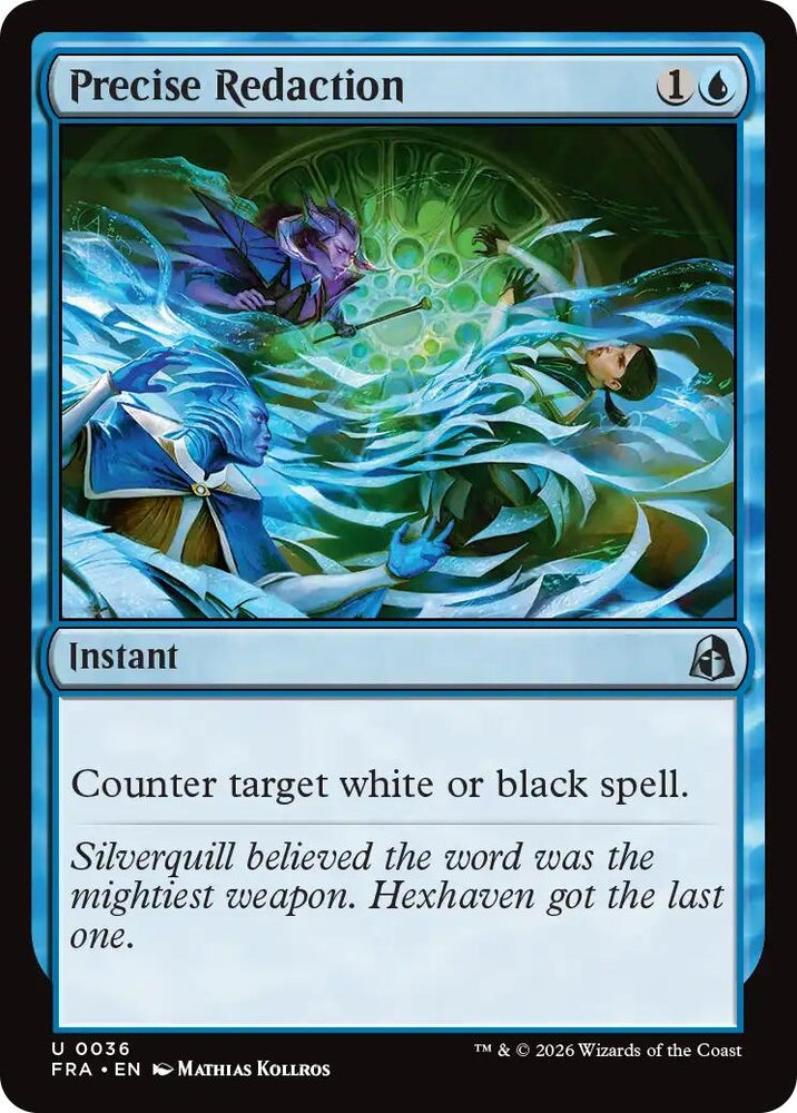 Image for Precise Redaction (36) [Reality Fracture] (FRA) - Magic: The Gathering