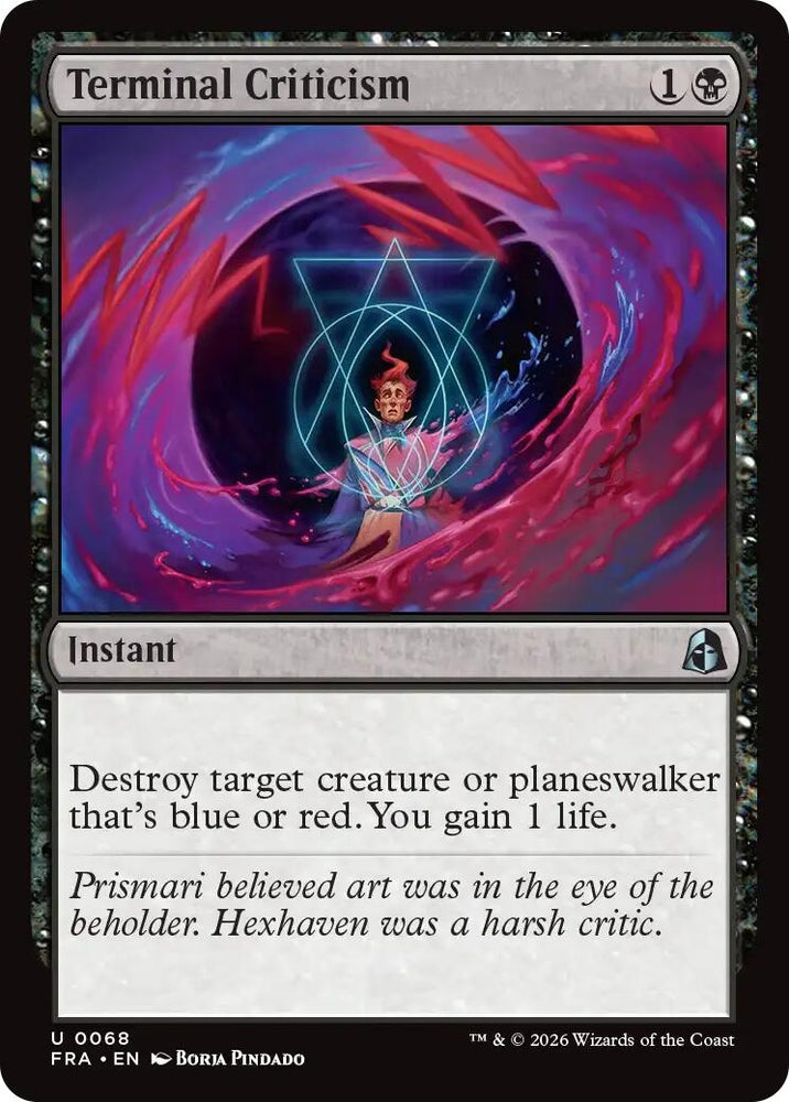 Image for Terminal Criticism (68) [Reality Fracture] (FRA) - Magic: The Gathering