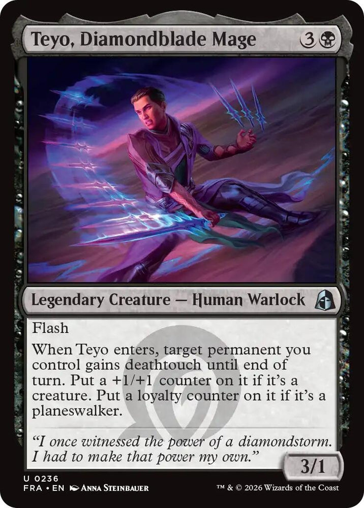 Image for Teyo, Diamondblade Mage (236) [Reality Fracture] (FRA) - Magic: The Gathering
