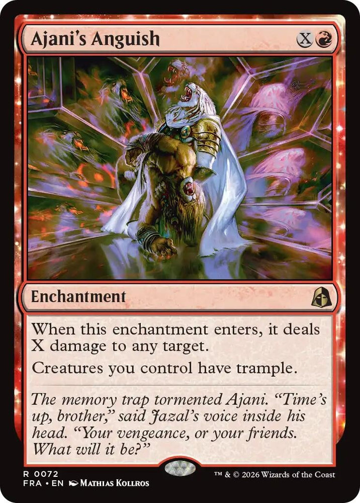 Image for Ajani's Anguish (72) [Reality Fracture] (FRA) - Magic: The Gathering