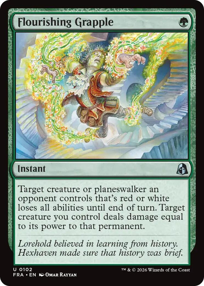 Image for Flourishing Grapple (102) [Reality Fracture] (FRA) - Magic: The Gathering