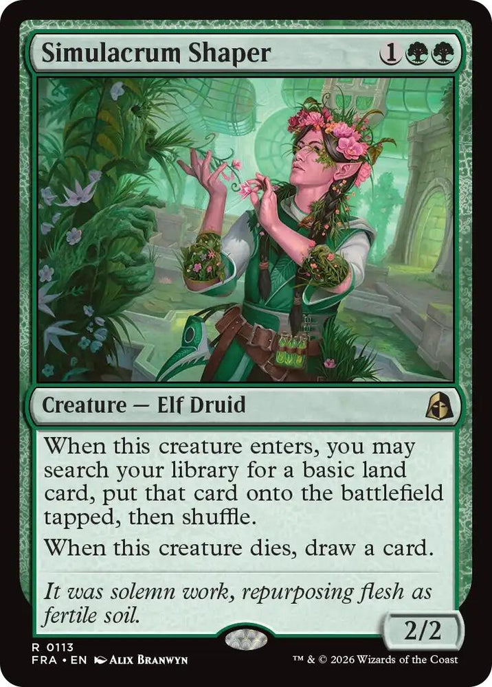 Image for Simulacrum Shaper (113) [Reality Fracture] (FRA) - Magic: The Gathering