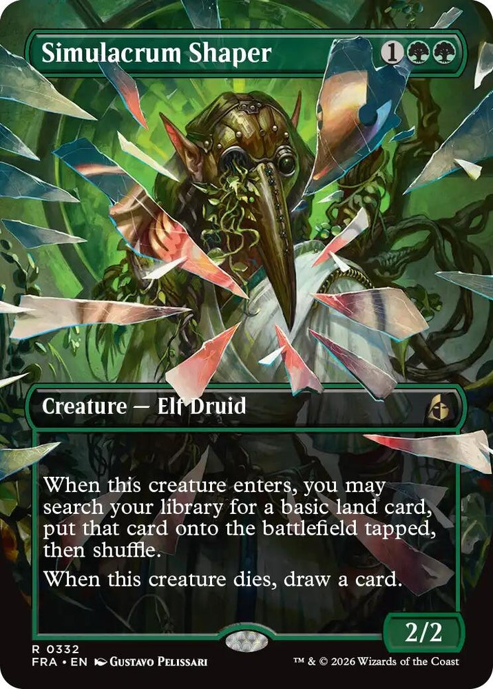 Image for Simulacrum Shaper (Borderless) (332) [Reality Fracture] (FRA) - Magic: The Gathering