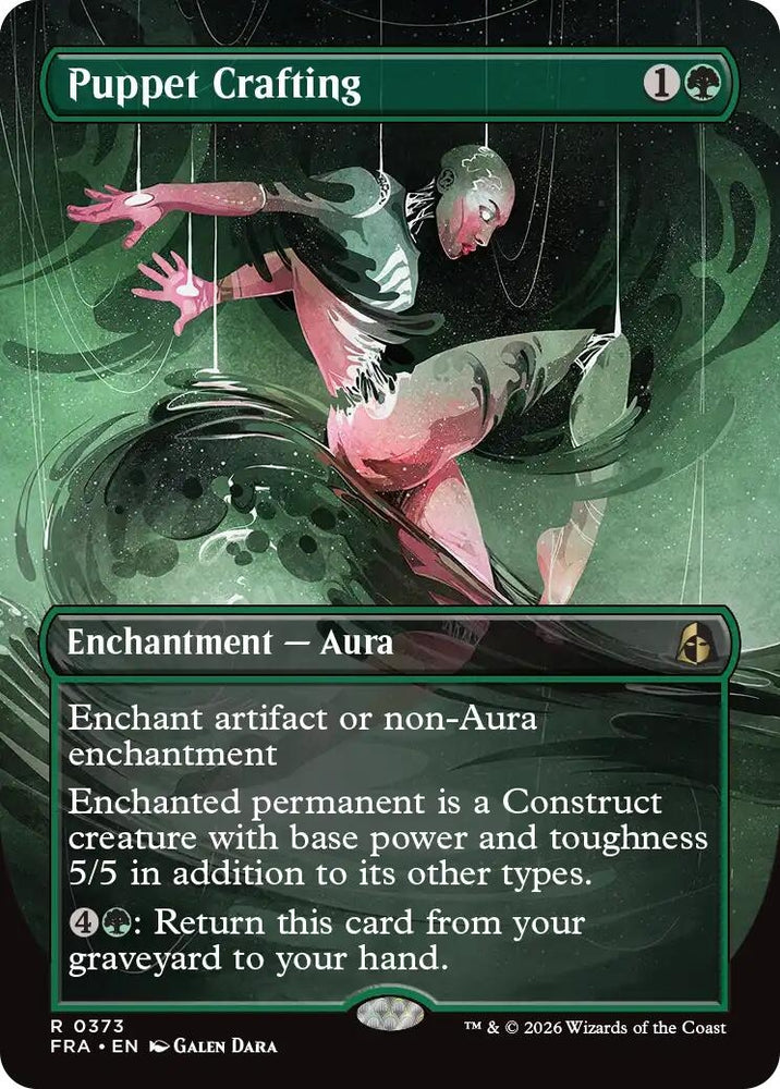 Image for Puppet Crafting (Borderless) (373) [Reality Fracture] (FRA) - Magic: The Gathering