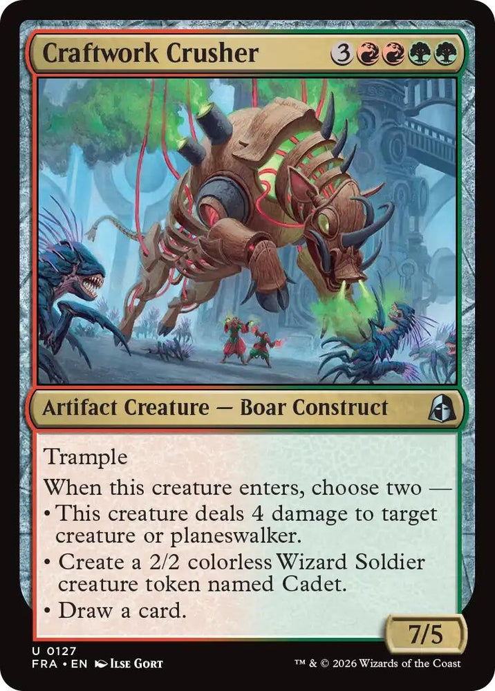 Image for Craftwork Crusher (127) [Reality Fracture] (FRA) - Magic: The Gathering