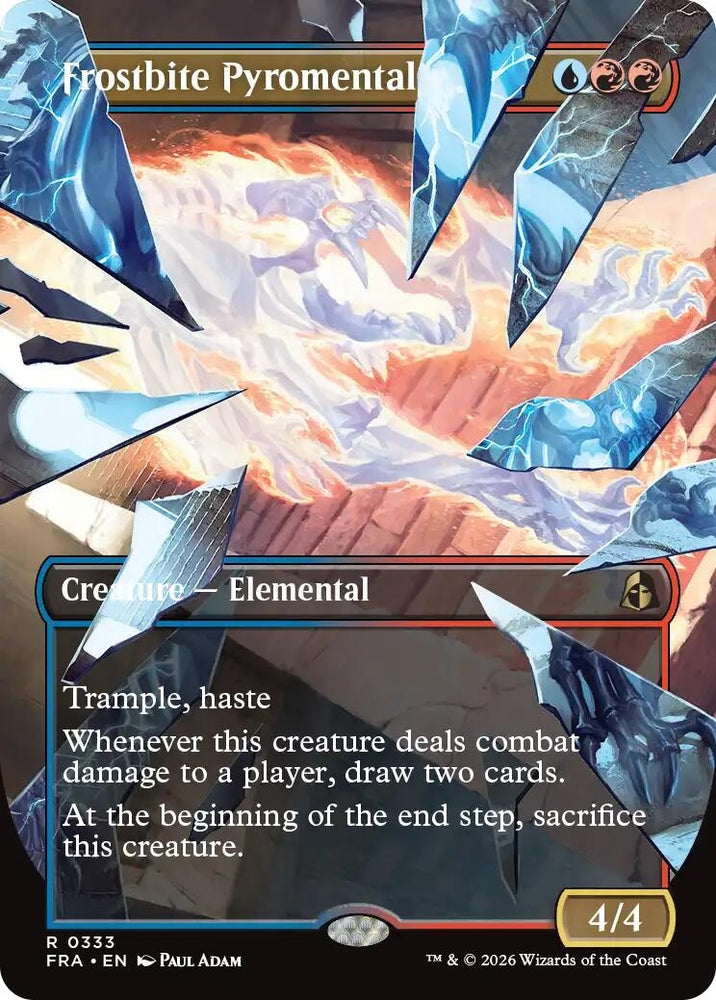 Image for Frostbite Pyromental (Borderless) (333) [Reality Fracture] (FRA) - Magic: The Gathering