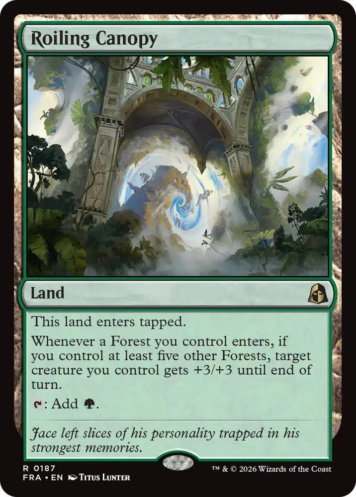 Image for Roiling Canopy (187) [Reality Fracture] (FRA) - Magic: The Gathering