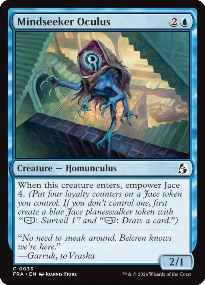 Image for Mindseeker Oculus (33) [Reality Fracture] (FRA) - Magic: The Gathering