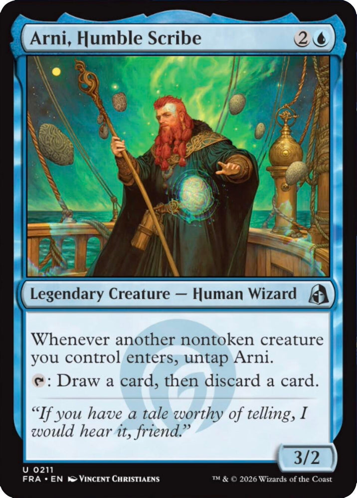 Image for Arni, Humble Scribe (211) [Reality Fracture] (FRA) - Magic: The Gathering