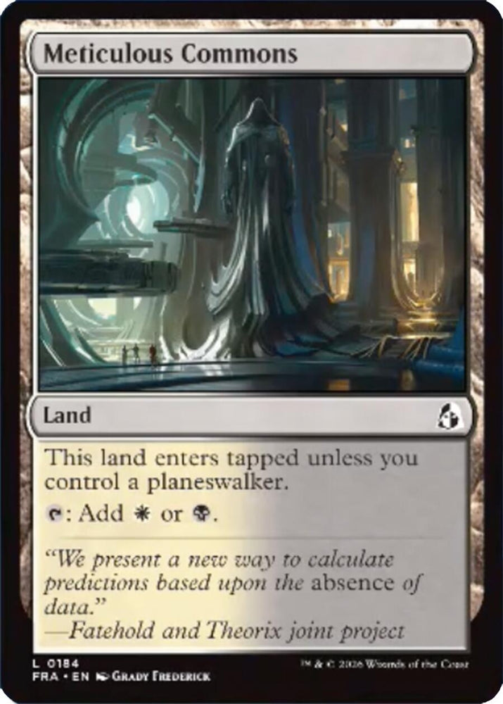 Image for Meticulous Commons (184) [Reality Fracture] (FRA) - Magic: The Gathering