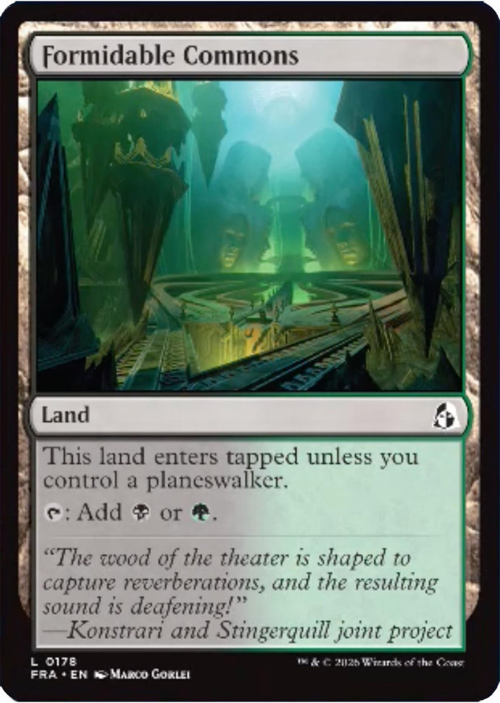 Image for Formidable Commons (178) [Reality Fracture] (FRA) - Magic: The Gathering