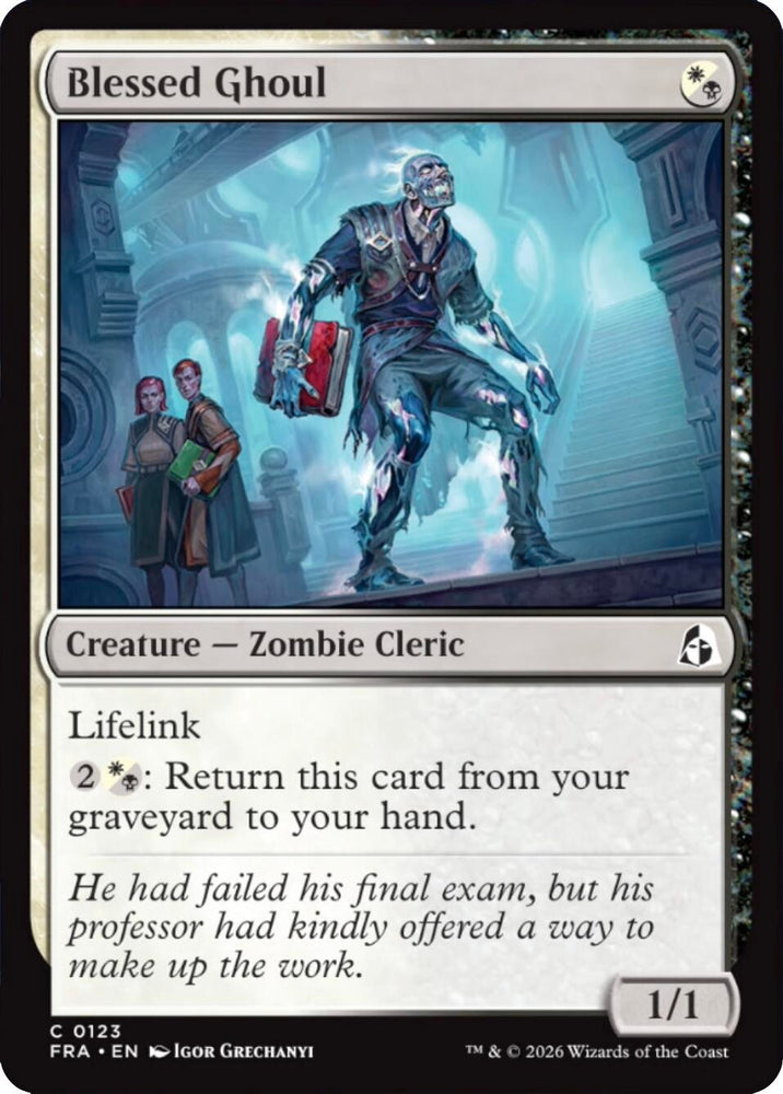 Image for Blessed Ghoul (123) [Reality Fracture] (FRA) - Magic: The Gathering