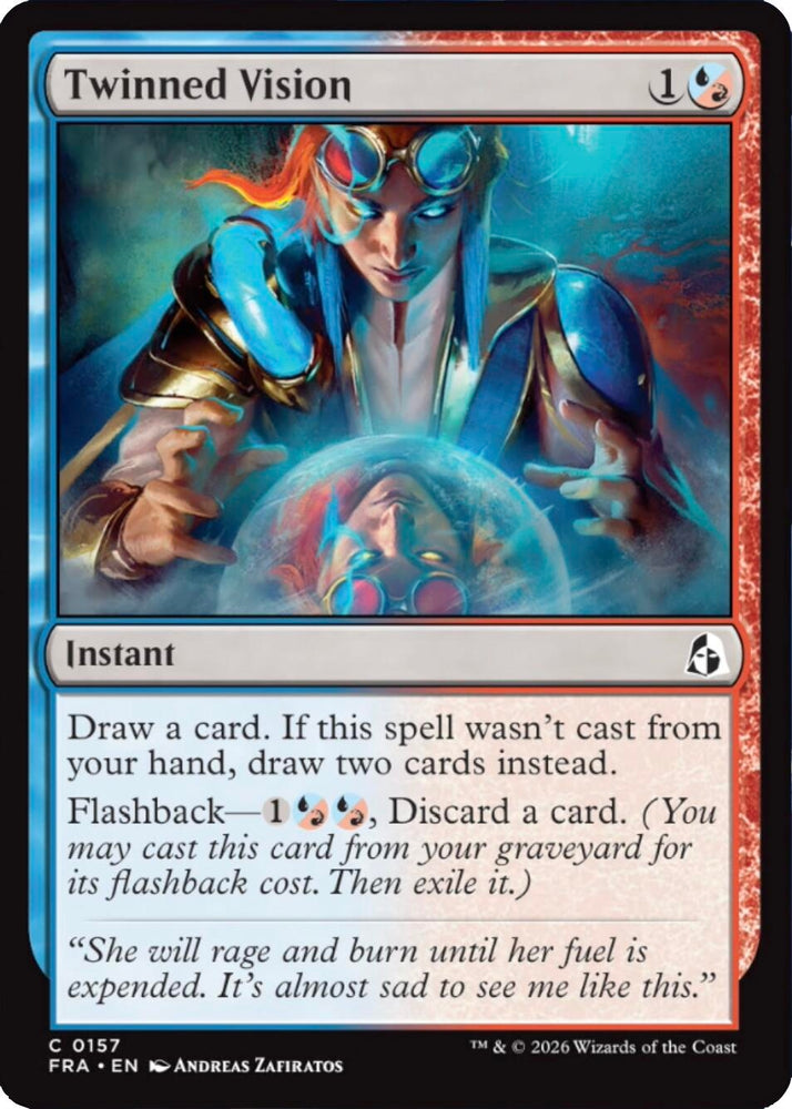 Image for Twinned Vision (157) [Reality Fracture] (FRA) - Magic: The Gathering