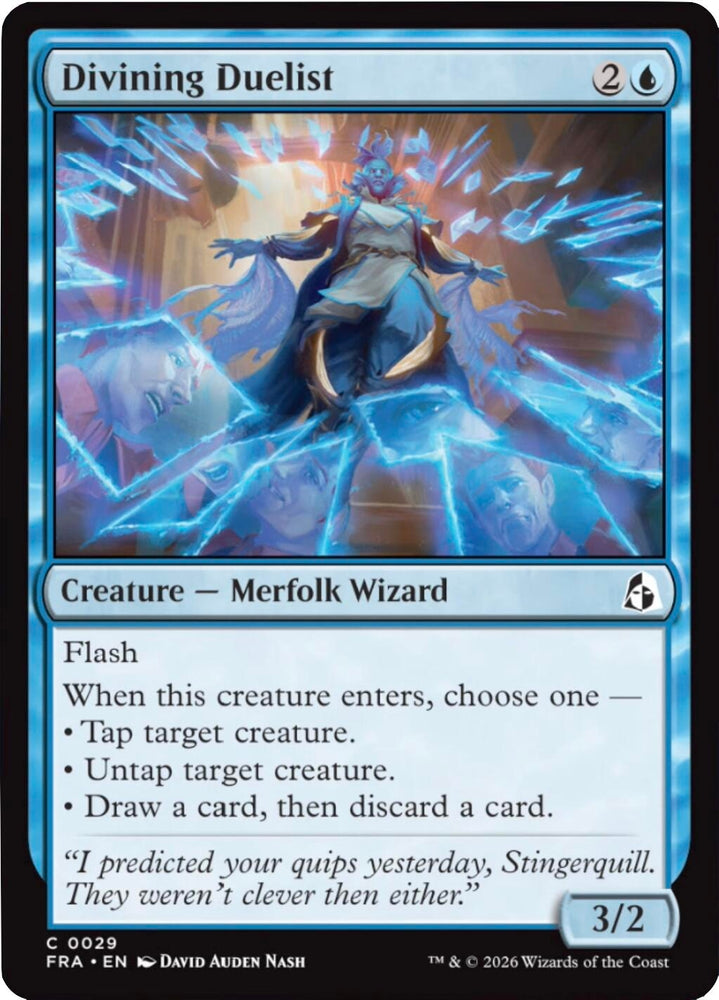 Image for Divining Duelist (29) [Reality Fracture] (FRA) - Magic: The Gathering
