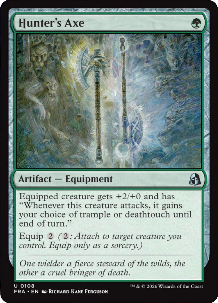 Image for Hunter's Axe (108) [Reality Fracture] (FRA) - Magic: The Gathering