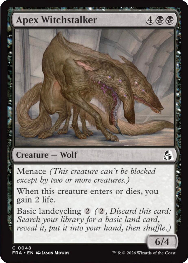 Image for Apex Witchstalker (48) [Reality Fracture] (FRA) - Magic: The Gathering